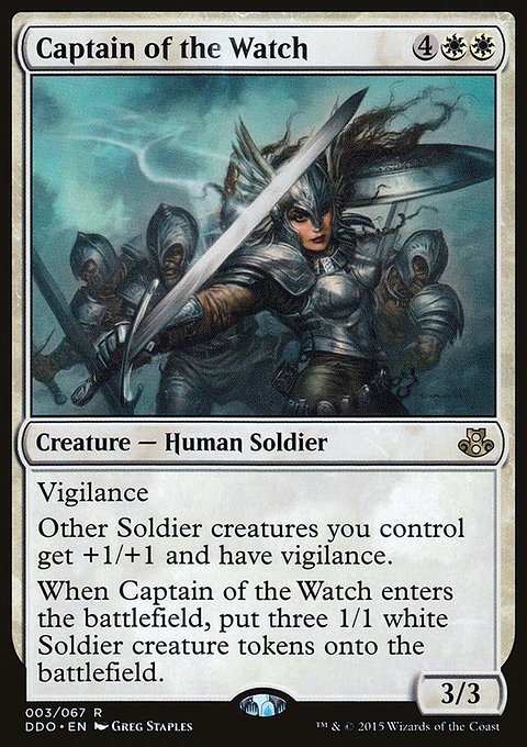Captain of the Watch, Duel Decks: Elspeth vs. Kiora #3, Magic: The Gathering card