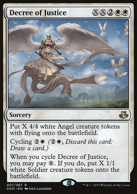 Decree of Justice, Duel Decks: Elspeth vs. Kiora #7, Magic: The Gathering card