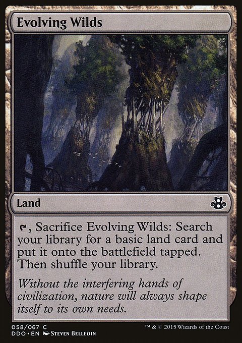 Evolving Wilds, Duel Decks: Elspeth vs. Kiora #58, Magic: The Gathering card