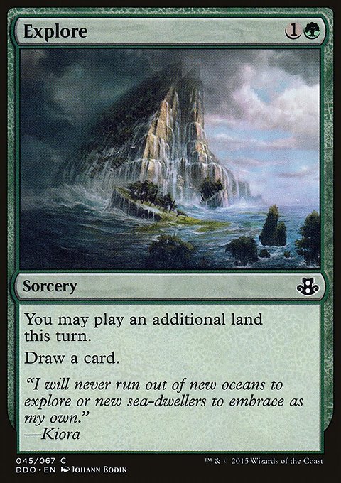 Explore, Duel Decks: Elspeth vs. Kiora #45, Magic: The Gathering card