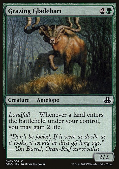 Grazing Gladehart, Duel Decks: Elspeth vs. Kiora #47, Magic: The Gathering card