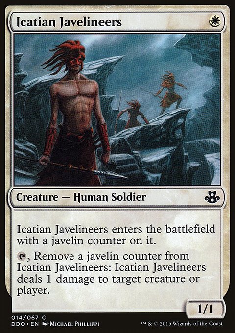 Icatian Javelineers, Duel Decks: Elspeth vs. Kiora #14, Magic: The Gathering card