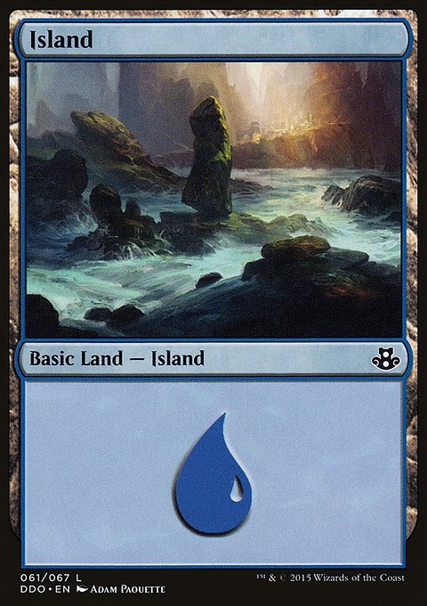 Island, Duel Decks: Elspeth vs. Kiora #61, Magic: The Gathering card