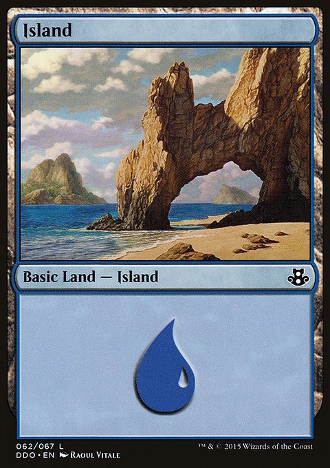 Island, Duel Decks: Elspeth vs. Kiora #62, Magic: The Gathering card