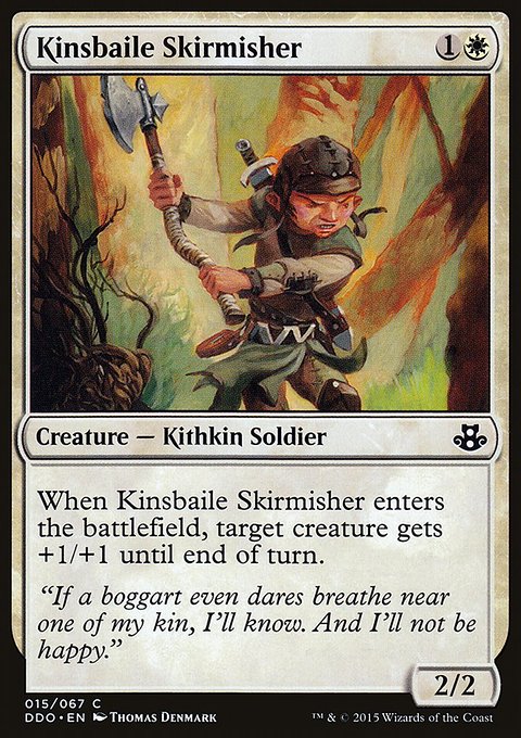 Kinsbaile Skirmisher, Duel Decks: Elspeth vs. Kiora #15, Magic: The Gathering card