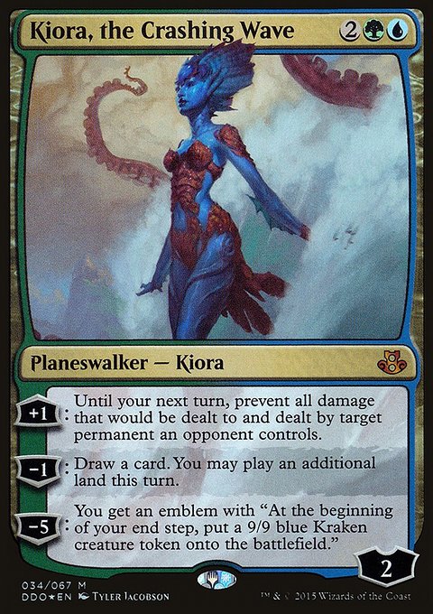 Kiora, the Crashing Wave, Duel Decks: Elspeth vs. Kiora #34, Magic: The Gathering card