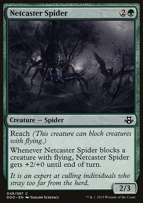 Netcaster Spider, Duel Decks: Elspeth vs. Kiora #49, Magic: The Gathering card