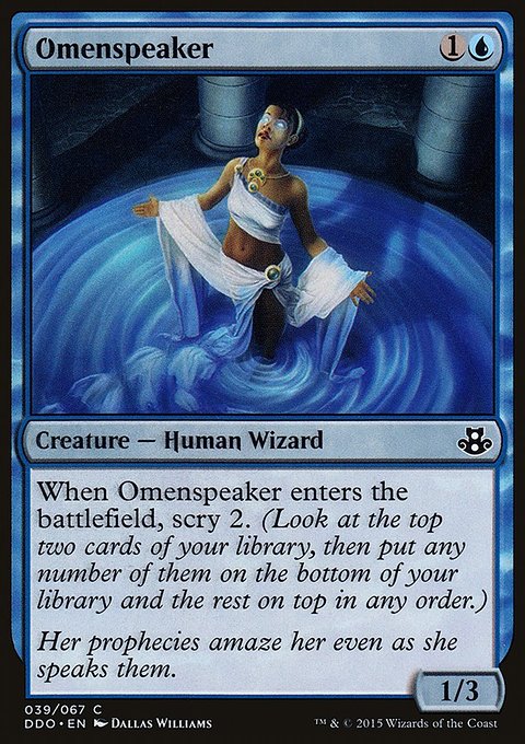 Omenspeaker, Duel Decks: Elspeth vs. Kiora #39, Magic: The Gathering card