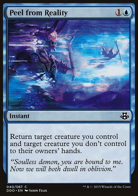 Peel from Reality, Duel Decks: Elspeth vs. Kiora #40, Magic: The Gathering card