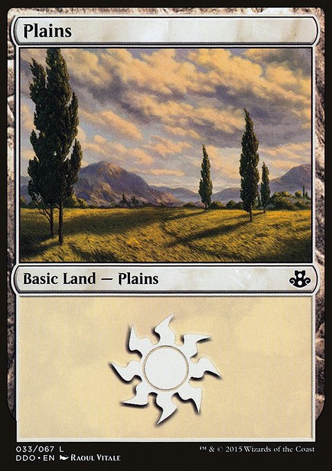 Plains, Duel Decks: Elspeth vs. Kiora #33, Magic: The Gathering card