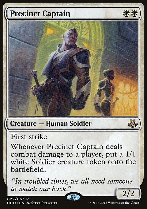 Precinct Captain, Duel Decks: Elspeth vs. Kiora #22, Magic: The Gathering card