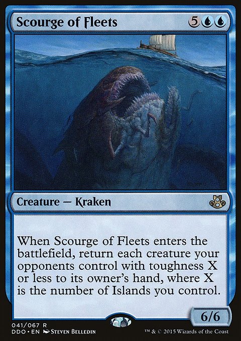 Scourge of Fleets, Duel Decks: Elspeth vs. Kiora #41, Magic: The Gathering card