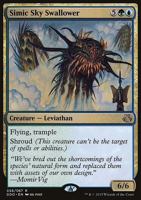 Simic Sky Swallower, Duel Decks: Elspeth vs. Kiora #56, Magic: The Gathering card