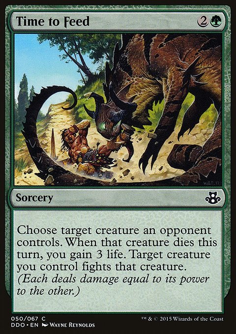 Time to Feed, Duel Decks: Elspeth vs. Kiora #50, Magic: The Gathering card