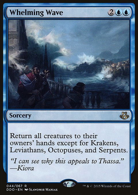 Whelming Wave, Duel Decks: Elspeth vs. Kiora #44, Magic: The Gathering card