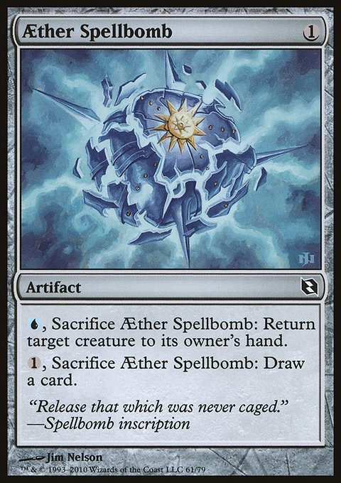 Aether Spellbomb, Duel Decks: Elspeth vs. Tezzeret #61, Magic: The Gathering card