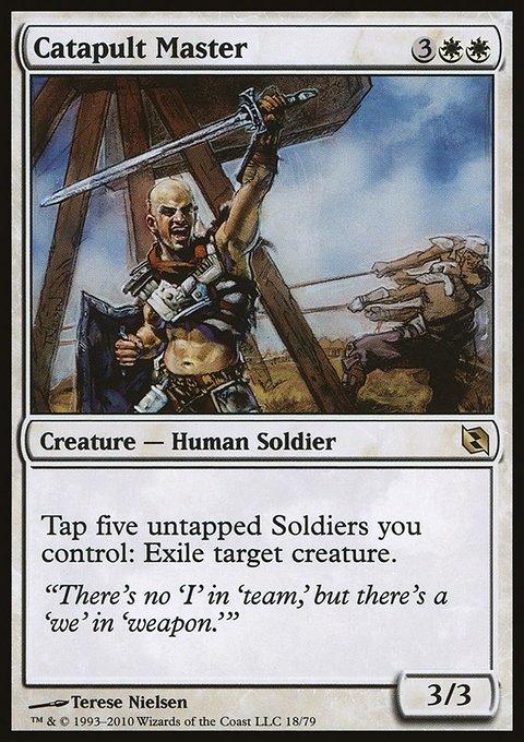 Catapult Master, Duel Decks: Elspeth vs. Tezzeret #18, Magic: The Gathering card