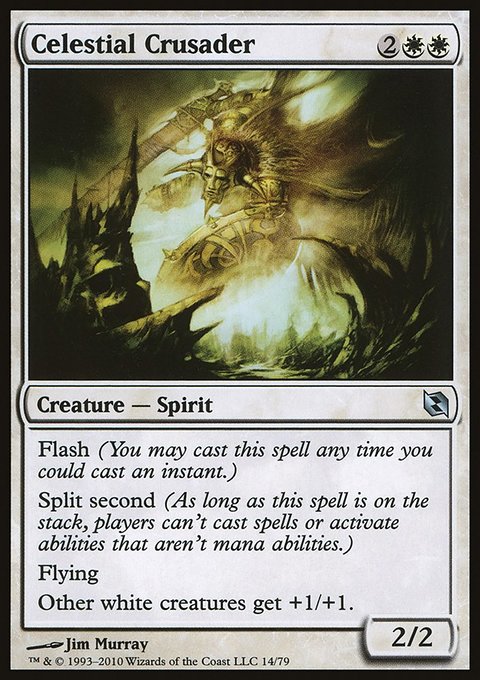 Celestial Crusader, Duel Decks: Elspeth vs. Tezzeret #14, Magic: The Gathering card