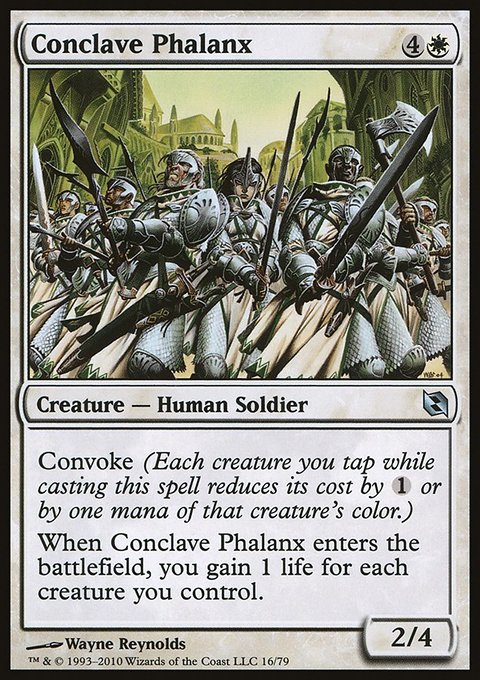Conclave Phalanx, Duel Decks: Elspeth vs. Tezzeret #16, Magic: The Gathering card