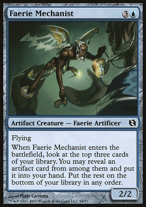 Faerie Mechanist, Duel Decks: Elspeth vs. Tezzeret #54, Magic: The Gathering card