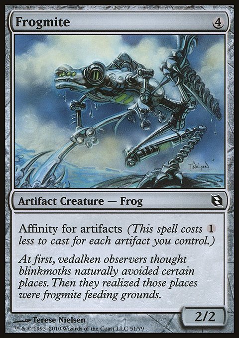 Frogmite, Duel Decks: Elspeth vs. Tezzeret #51, Magic: The Gathering card
