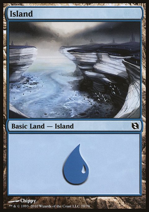 Island, Duel Decks: Elspeth vs. Tezzeret #78, Magic: The Gathering card