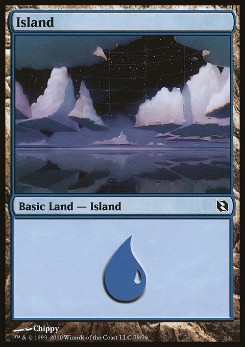 Island, Duel Decks: Elspeth vs. Tezzeret #79, Magic: The Gathering card