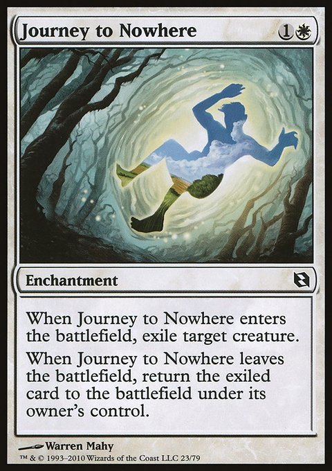 Journey to Nowhere, Duel Decks: Elspeth vs. Tezzeret #23, Magic: The Gathering card