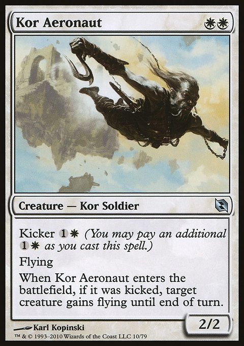 Kor Aeronaut, Duel Decks: Elspeth vs. Tezzeret #10, Magic: The Gathering card