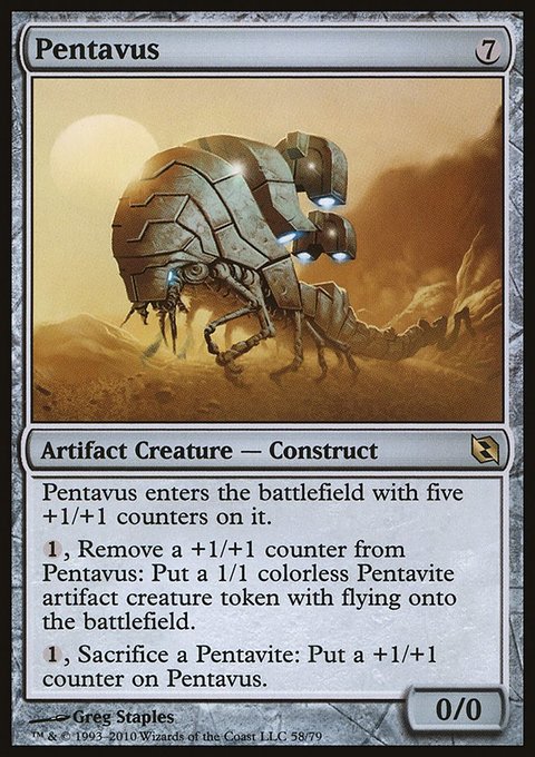 Pentavus, Duel Decks: Elspeth vs. Tezzeret #58, Magic: The Gathering card