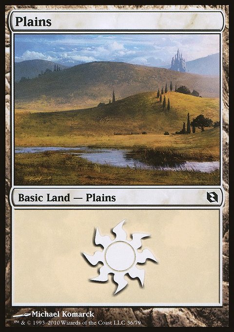 Plains, Duel Decks: Elspeth vs. Tezzeret #36, Magic: The Gathering card