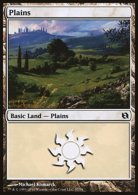 Plains, Duel Decks: Elspeth vs. Tezzeret #37, Magic: The Gathering card