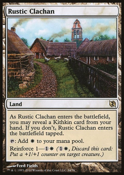 Rustic Clachan, Duel Decks: Elspeth vs. Tezzeret #34, Magic: The Gathering card