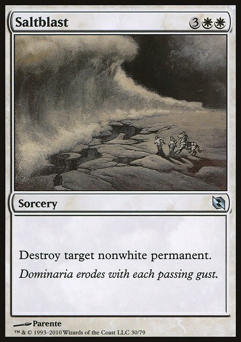 Saltblast, Duel Decks: Elspeth vs. Tezzeret #30, Magic: The Gathering card