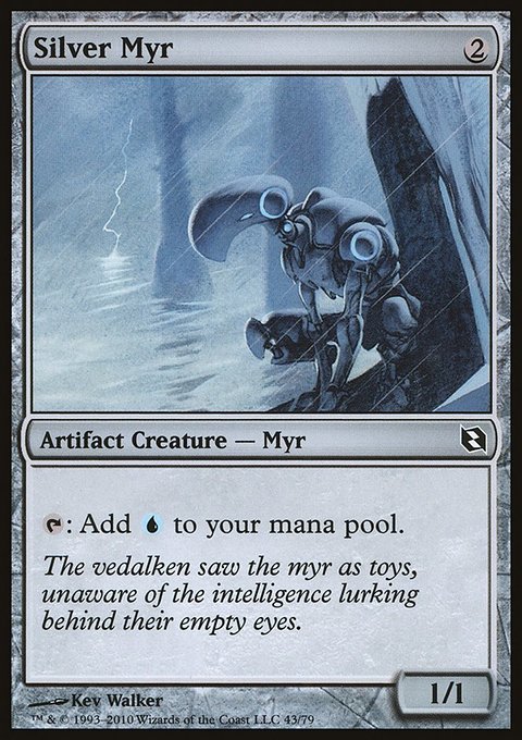 Silver Myr, Duel Decks: Elspeth vs. Tezzeret #43, Magic: The Gathering card