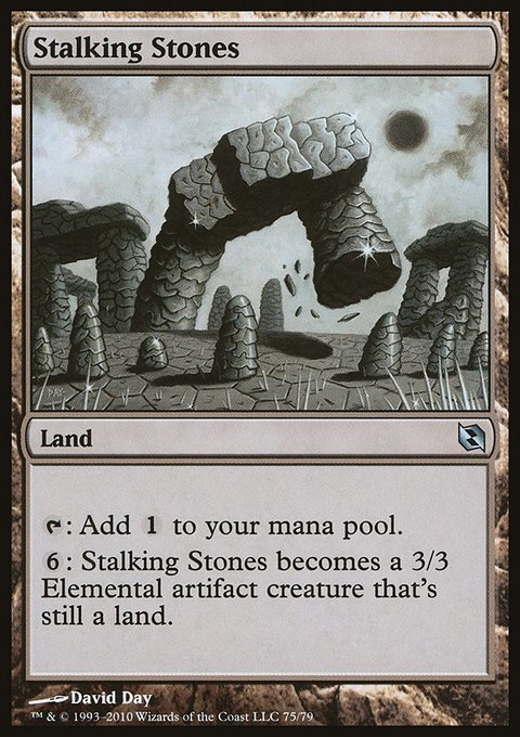 Stalking Stones, Duel Decks: Elspeth vs. Tezzeret #75, Magic: The Gathering card