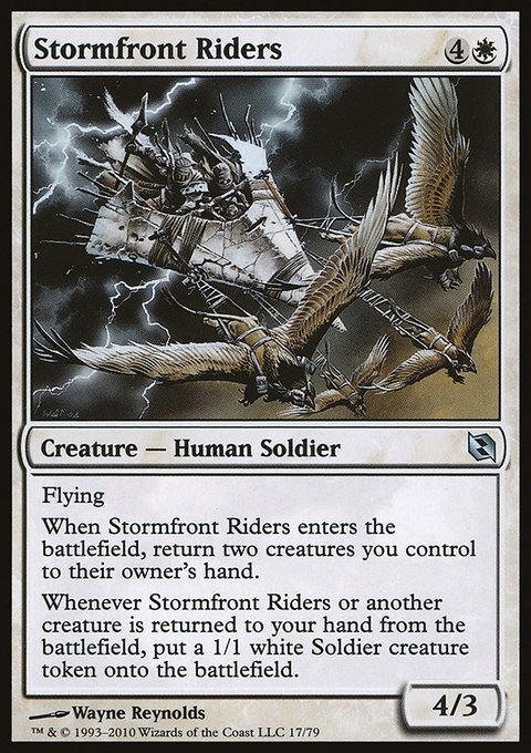 Stormfront Riders, Duel Decks: Elspeth vs. Tezzeret #17, Magic: The Gathering card