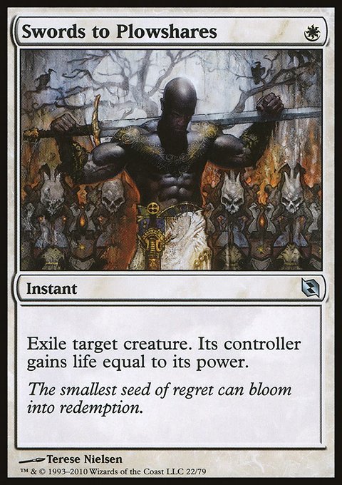 Swords to Plowshares, Duel Decks: Elspeth vs. Tezzeret #22, Magic: The Gathering card