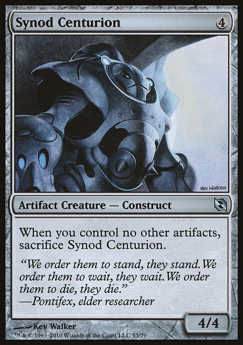 Synod Centurion, Duel Decks: Elspeth vs. Tezzeret #53, Magic: The Gathering card