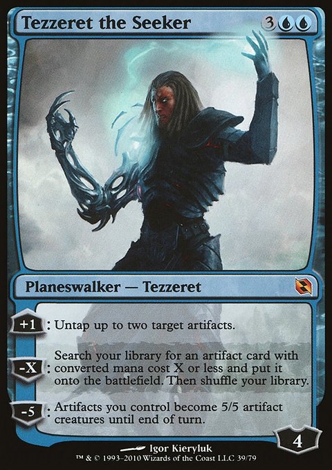 Tezzeret the Seeker, Duel Decks: Elspeth vs. Tezzeret #39, Magic: The Gathering card