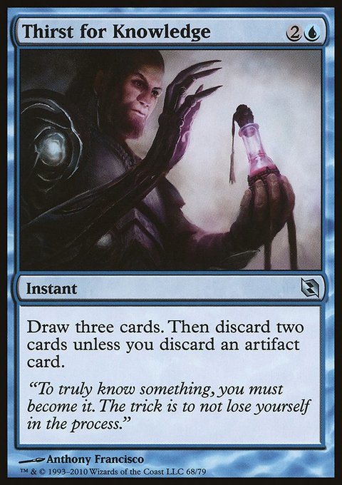 Thirst for Knowledge, Duel Decks: Elspeth vs. Tezzeret #68, Magic: The Gathering card
