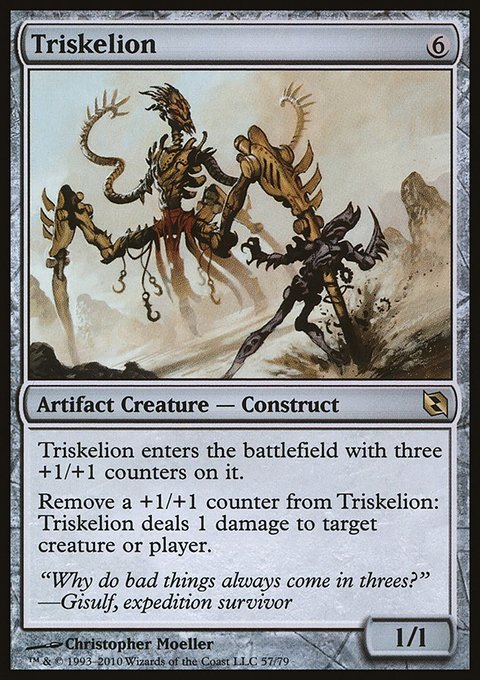 Triskelion, Duel Decks: Elspeth vs. Tezzeret #57, Magic: The Gathering card