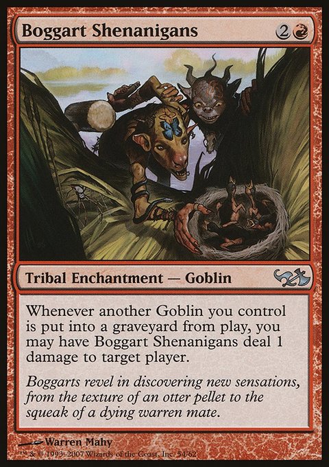 Boggart Shenanigans, Duel Decks: Elves vs. Goblins #54, Magic: The Gathering card