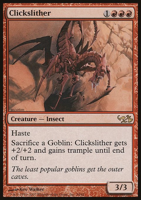 Clickslither, Duel Decks: Elves vs. Goblins #34, Magic: The Gathering card