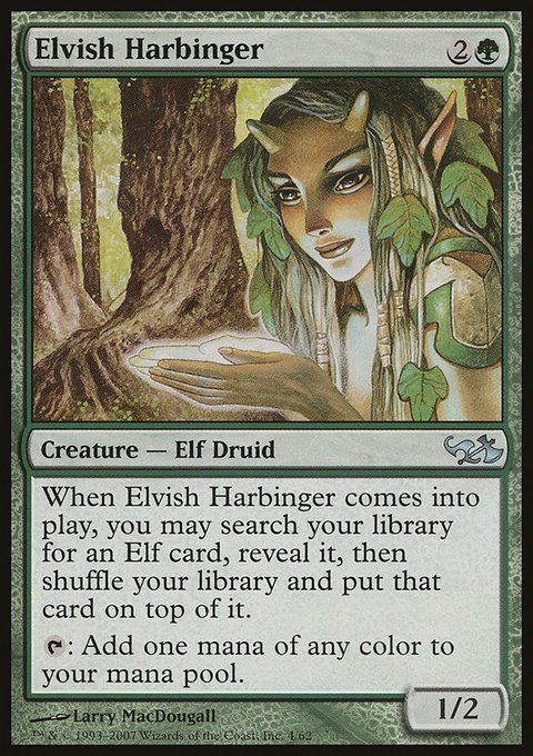 Elvish Harbinger, Duel Decks: Elves vs. Goblins #4, Magic: The Gathering card