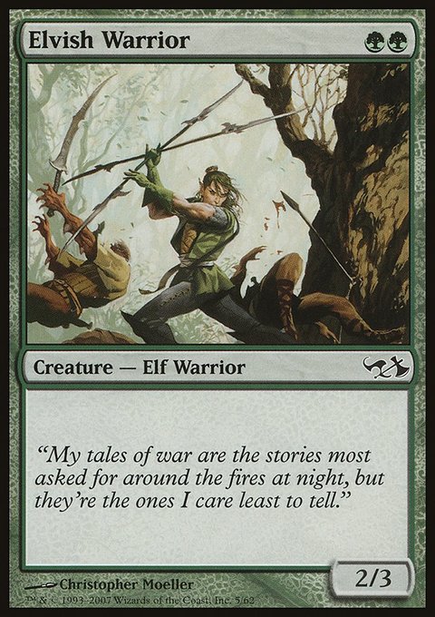 Elvish Warrior, Duel Decks: Elves vs. Goblins #5, Magic: The Gathering card