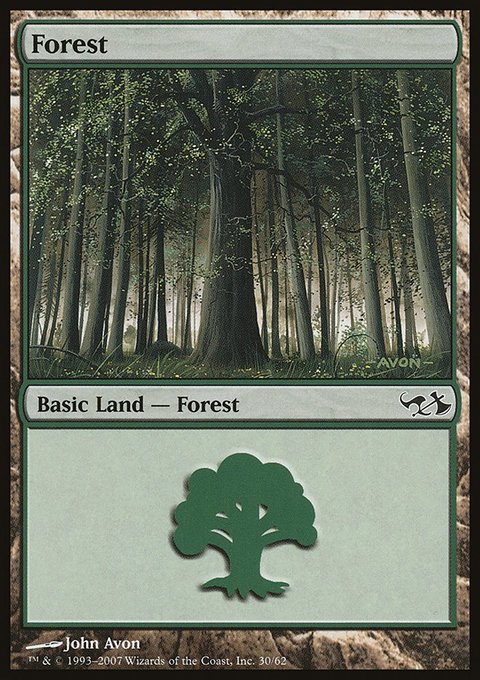Forest, Duel Decks: Elves vs. Goblins #30, Magic: The Gathering card