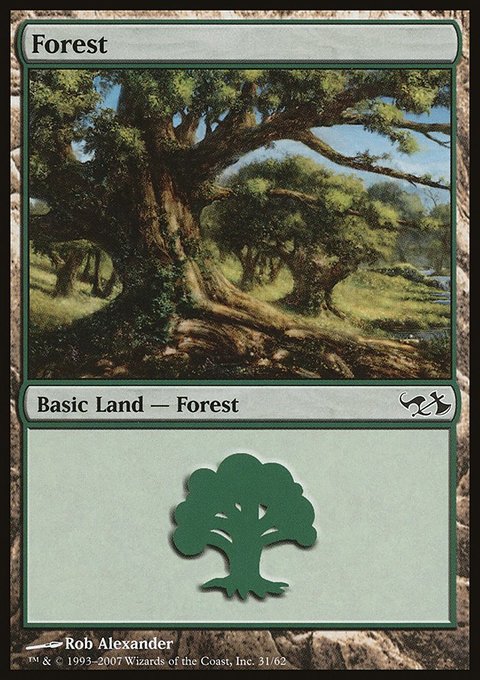 Forest, Duel Decks: Elves vs. Goblins #31, Magic: The Gathering card