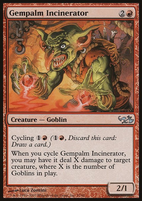 Gempalm Incinerator, Duel Decks: Elves vs. Goblins #37, Magic: The Gathering card
