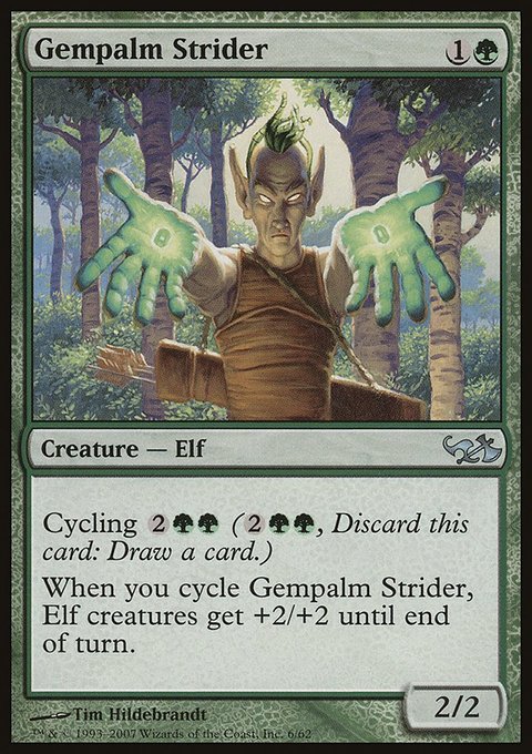 Gempalm Strider, Duel Decks: Elves vs. Goblins #6, Magic: The Gathering card